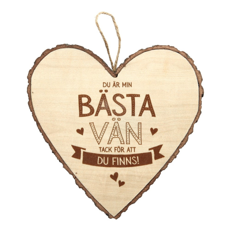 Hjärta Trä Vän wooden heart Hjärta Trä Vän wooden heart