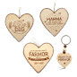 Hjärta Trä Faster wooden heart Hjärta Trä Faster wooden heart