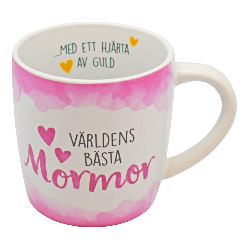 Mugg VÄRLDENS BÄSTA MORMOR Mugg VÄRLDENS BÄSTA MORMOR