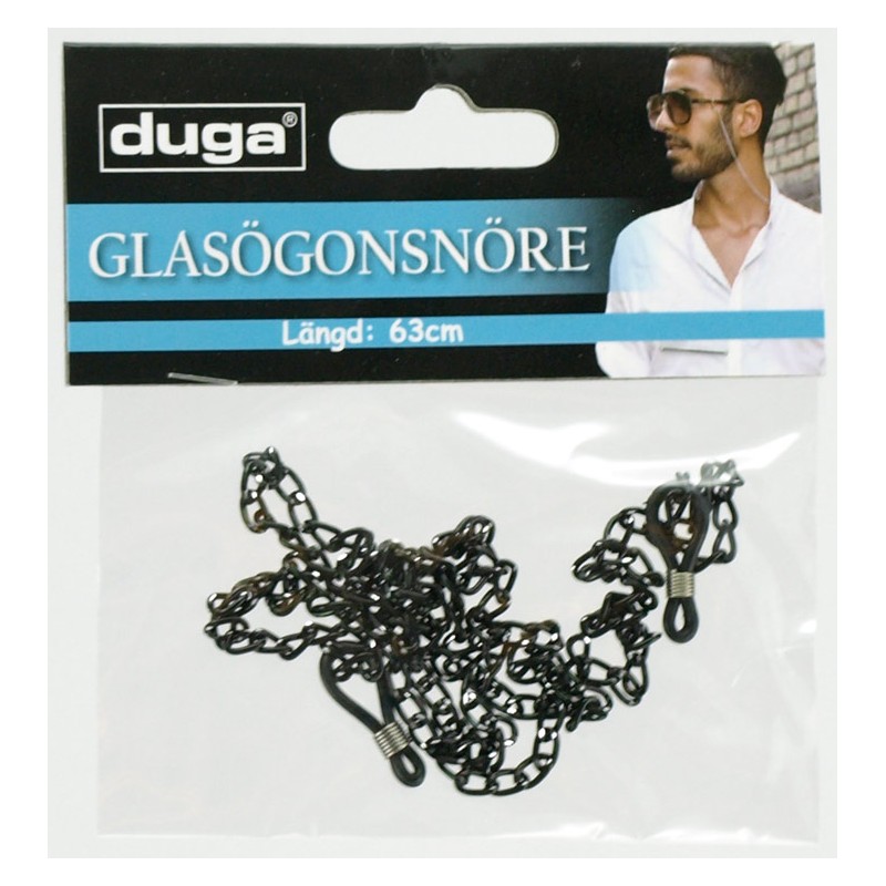 Glasögonsnöre Senilsnöre Glasögon metall 63 cm Glasögonsnöre Senilsnöre Glasögon metall 63 cm