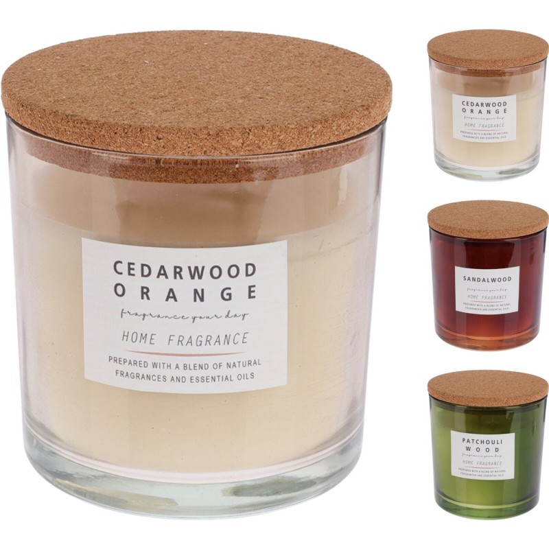 Doftljus Glasburk Lock Cedarwood Orange Sandalwood Patchouli Wood Doftljus Glasburk Lock Cedarwood Orange Sandalwood Patchouli Wood