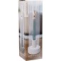 Ljushållare Ljusstake Glas Vit Svart Beige Ljushållare Ljusstake Glas Vit Svart Beige