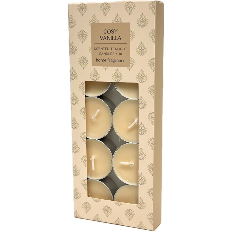 Värmeljus Doftljus Cozy Vanilla 10-pack Värmeljus Doftljus Cozy Vanilla 10-pack