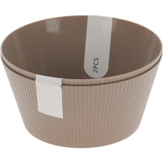 Skål Grå 2-pack Melamin 
