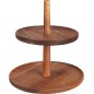 Kakfat 2-våningar Acacia Natur 23 cm Kakfat 2-våningar Acacia Natur 23 cm