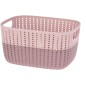 Korg Förvaring Beige Rosa Grå Grön Plast 22x28 cm Korg Förvaring Beige Rosa Grå Grön Plast 22x28 cm
