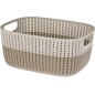Korg Förvaring Beige Rosa Grå Grön Plast 38x28 cm Korg Förvaring Beige Rosa Grå Grön Plast 38x28 cm