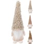 Tomte Beige Lurvig Textil 32 cm Tomte Beige Lurvig Textil 32 cm