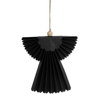 Ängel Häng Papp Svart 20 cm