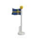 Bordsflagga 14 cm trä flagga Sverige Bordsflagga 14 cm trä flagga Sverige