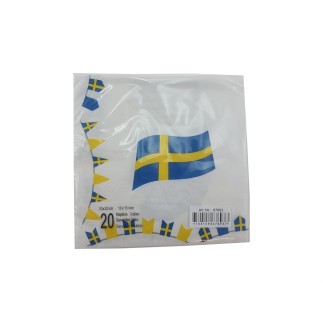 Servett Student med Studentsång 20-pack 33x33cm