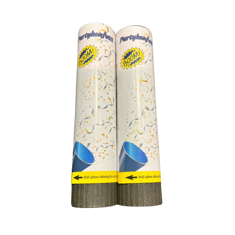 Konfetti Guld Silver 2-pack
