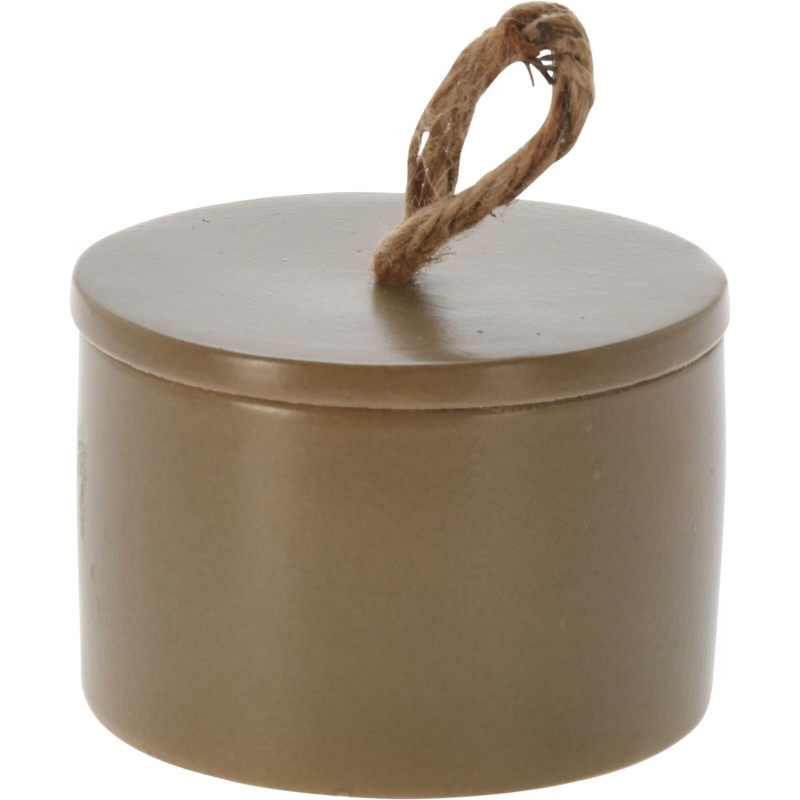 Ljus Beige Keramikburk med lock Ljus Beige Keramikburk med lock