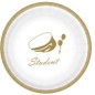 Studentpaket Vit/Guld Tallrikar Servetter Muggar Girlang Student Studentpaket Vit/Guld Tallrikar Servetter Muggar Girlang Student