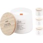 Doftljus Wood Wick Soft Linen 10 cm Doftljus Wood Wick Soft Linen 10 cm