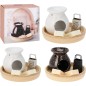 Aromaset Moss Amber Aromabrännare Vax Rivjärn Presentset Aromaset Moss Amber Aromabrännare Vax Rivjärn Presentset