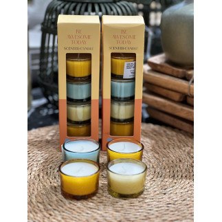 Doftljus 4-pack Presentförpackning Pineapple & Neroli