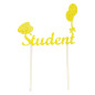 Dekoration Student Tårta Guld 5-pack Dekoration Student Tårta Guld 5-pack