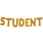 Studentpaket Dekoration Vit/Guld Ballong Band Ram Löpare Konfetti Student Studentpaket Dekoration Vit/Guld Ballong Band Ram Löpare Konfetti Student