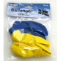 Studentpaket Dekoration Blå/Gult Servetter Serpentiner Girlang Ballonger Student Studentpaket Dekoration Blå/Gult Servetter Serpentiner Girlang Ballonger Student