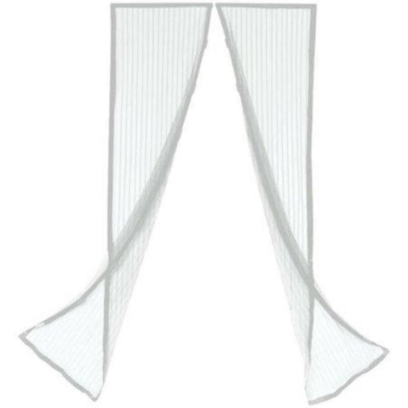 Insektsnät dörr 100x220 insektsskydd vitt magnet myggnät Insektsnät dörr 100x220 insektsskydd vitt magnet myggnät