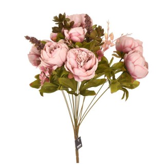 Pion Bukett Rosa 50 cm