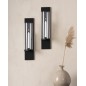 Lampett vägglykta smide 2-pack lykta väggljuslykta väggljusstake Lampett vägglykta smide 2-pack lykta väggljuslykta väggljusstake