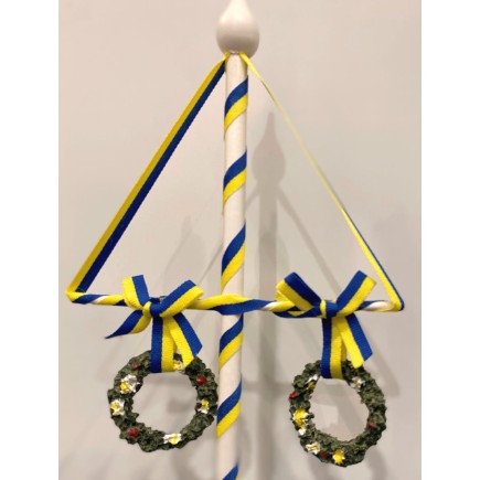 Midsommarstång Trä/poly 37 cm
