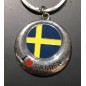 Nyckelring Souvenir Flagga I Love Sweden Nyckelring Souvenir Flagga I Love Sweden