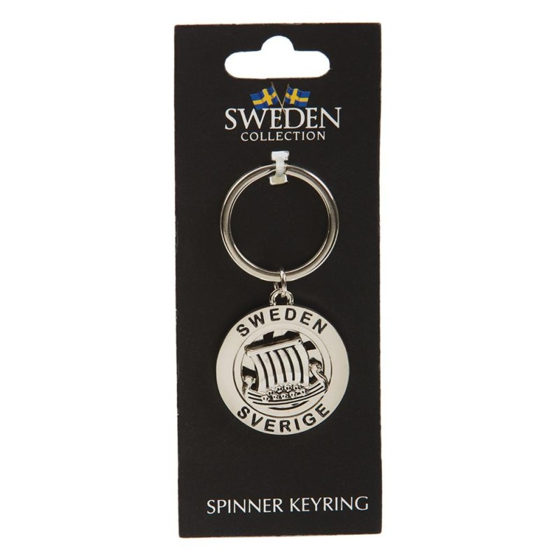 Nyckelring Souvenir Spinner Vikingskepp Nyckelring Souvenir Spinner Vikingskepp