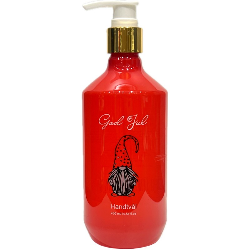 Tvålpump God Jul Tomte 430 ml Röd handtvål Tvålpump God Jul Tomte 430 ml Röd handtvål