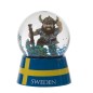 Snöglob Viking med yxa och skattkista Snöglob Viking med yxa och skattkista