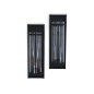Ljushållare blockljus Vägglykta 2-pack smide Ljushållare blockljus Vägglykta 2-pack smide