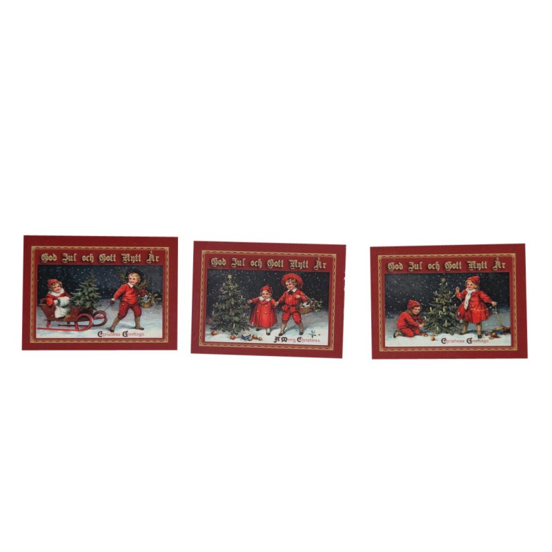 Julkort med kuvert 12-pack 6x8 cm Julkort med kuvert 12-pack 6x8 cm