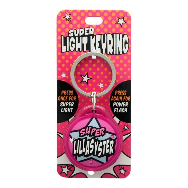 Nyckelring LILLASYSTER Super Light Keyring Nyckelring LILLASYSTER Super Light Keyring