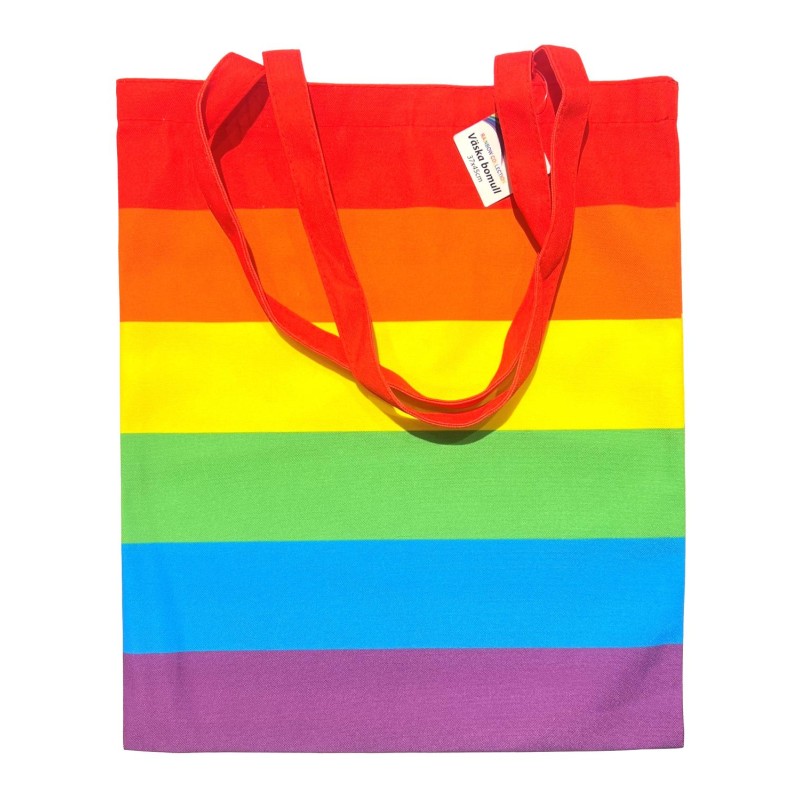 Väska Kasse Regnbåge Canvas Pride HBTQ+