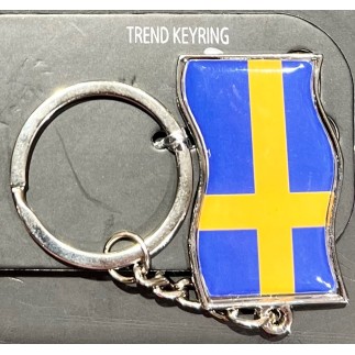 Nyckelring Frimärke Stad