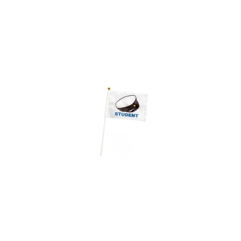 Flaggor Handflagga Student 30 cm 6-pack Flaggor Handflagga Student 30 cm 6-pack
