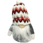 Tomte Luva Svart/Grå zickzack 13 cm Tomte Luva Svart/Grå zickzack 13 cm