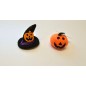 Hårklämma Halloween Hatt & Pumpa Hårklämma Halloween Hatt & Pumpa
