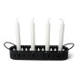 Adventsljusstake Svart Metall 36 cm Adventsljusstake Svart Metall 36 cm