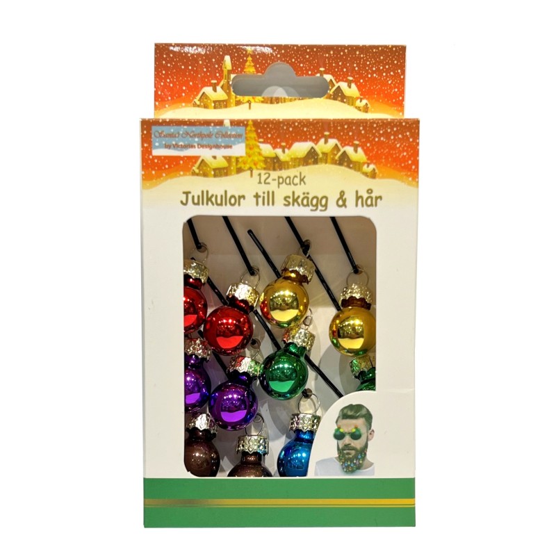 Julkula Skägg Skäggkula Jul 12-pack Julkula Skägg Skäggkula Jul 12-pack