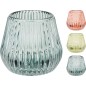 Ljuskopp Rosa Glas 