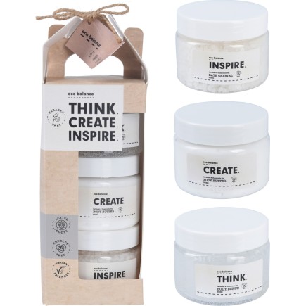 SPA Set Bad/Kropp Vitt Presentförpackning