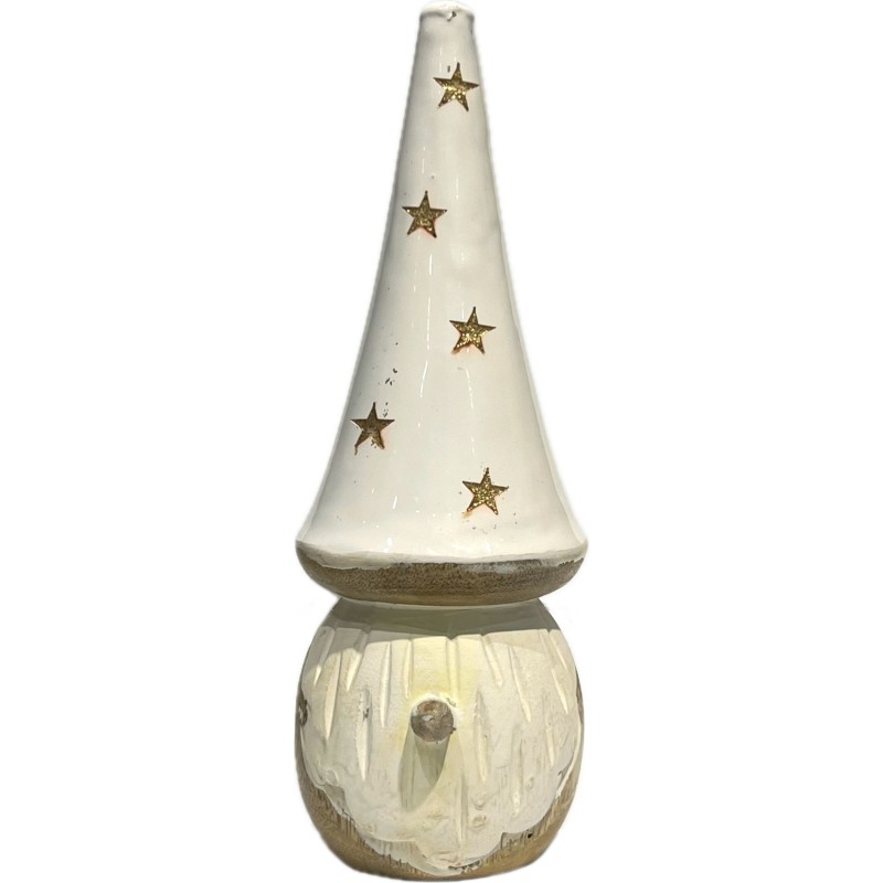 Tomte Trä Natur Konformad mössa 21 cm Tomte Trä Natur Konformad mössa 21 cm