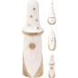 Tomte Trä Natur Konformad mössa 21 cm Tomte Trä Natur Konformad mössa 21 cm