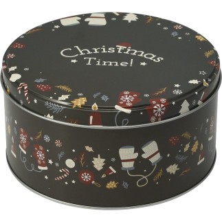 Burk Plåt Julmotiv 3-set